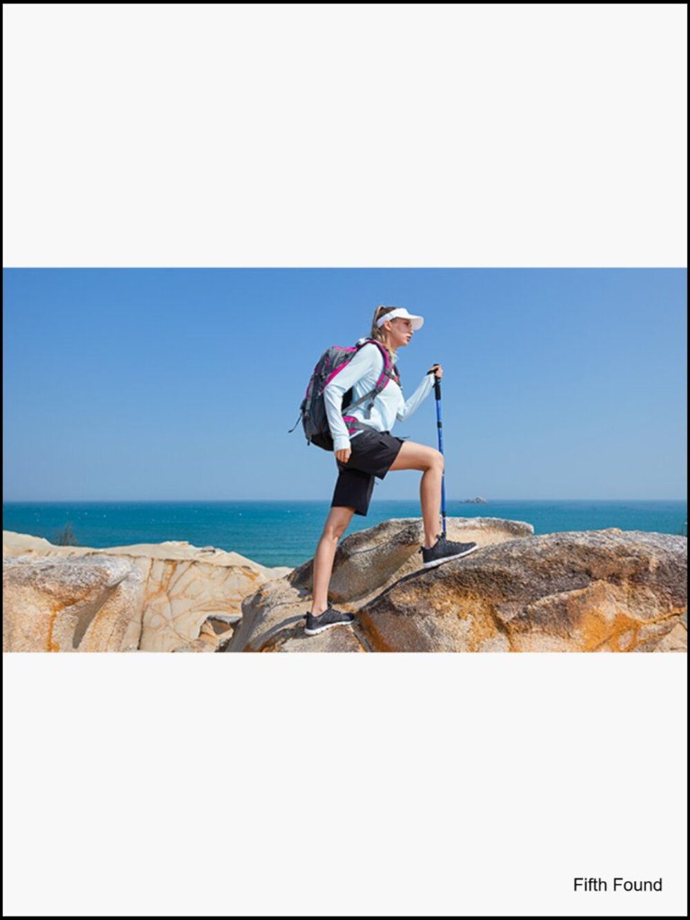 Women's Lightweight Quick Dry Hiking Cargo Shorts w/ 5 Zipper Pockets UPF 50+ - Picture 7 of 7